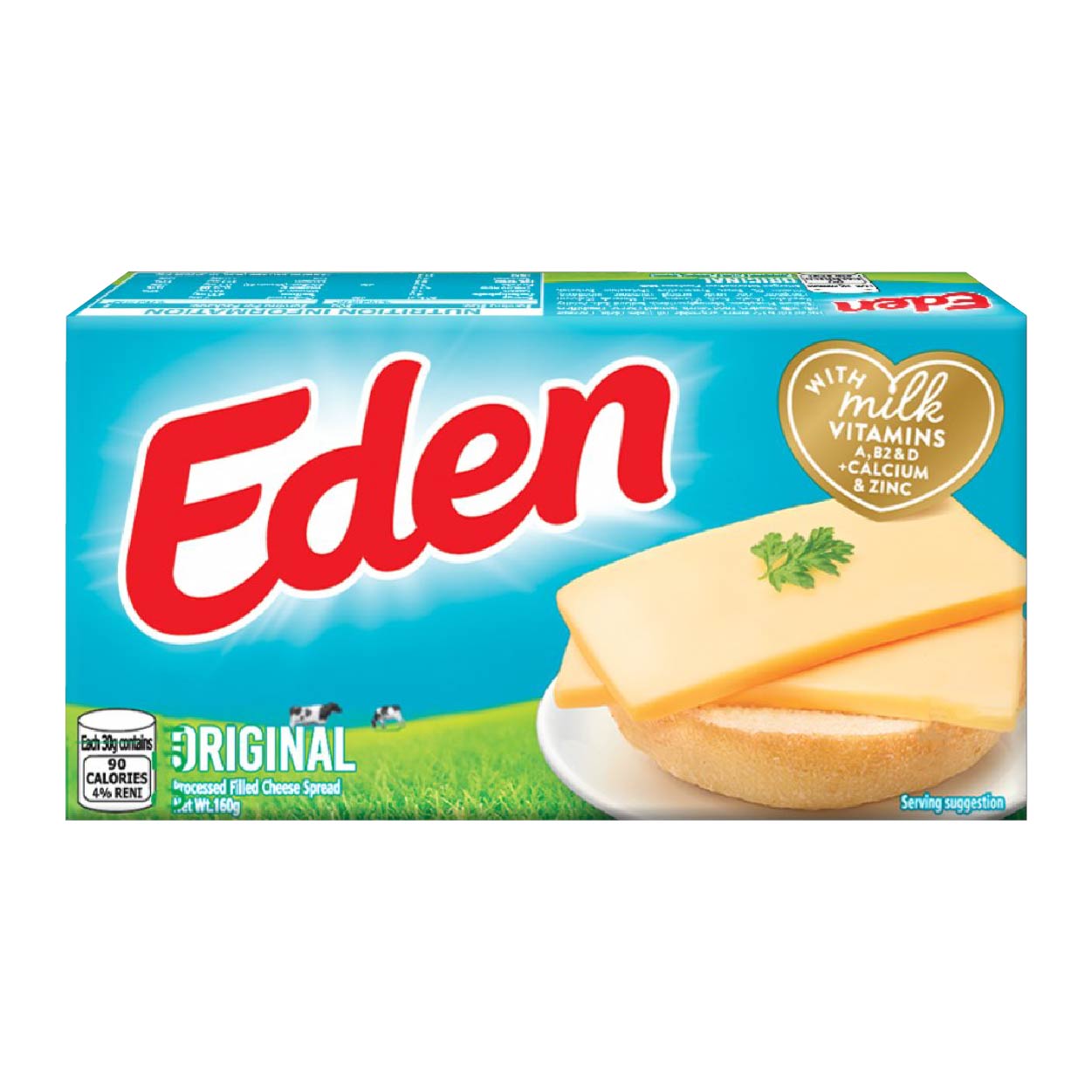フィリピン　チーズEden Cheese 160g x 4bar フィリピン チーズEden Cheese 160g x 4bar