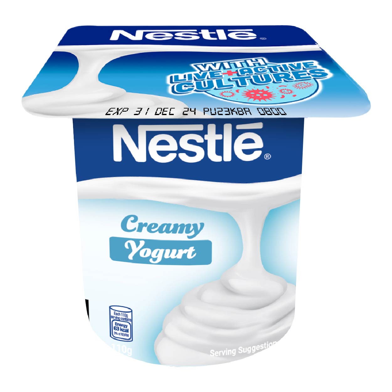Nestle Yogurt Creamy Plain 110g