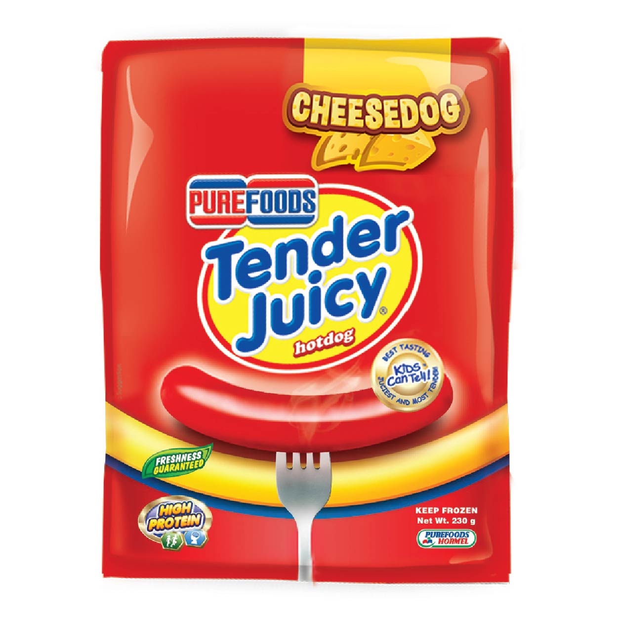 Purefoods Tender Juicy Hotdog Cheesedog 230g