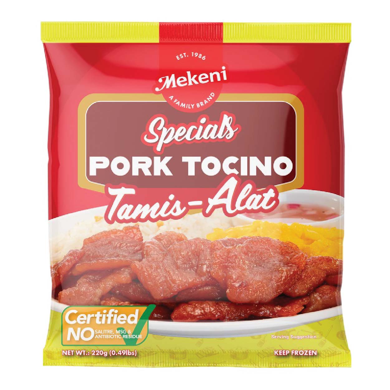 Mekeni Specials Pork Tocino Tamis-Alat Regular 220g
