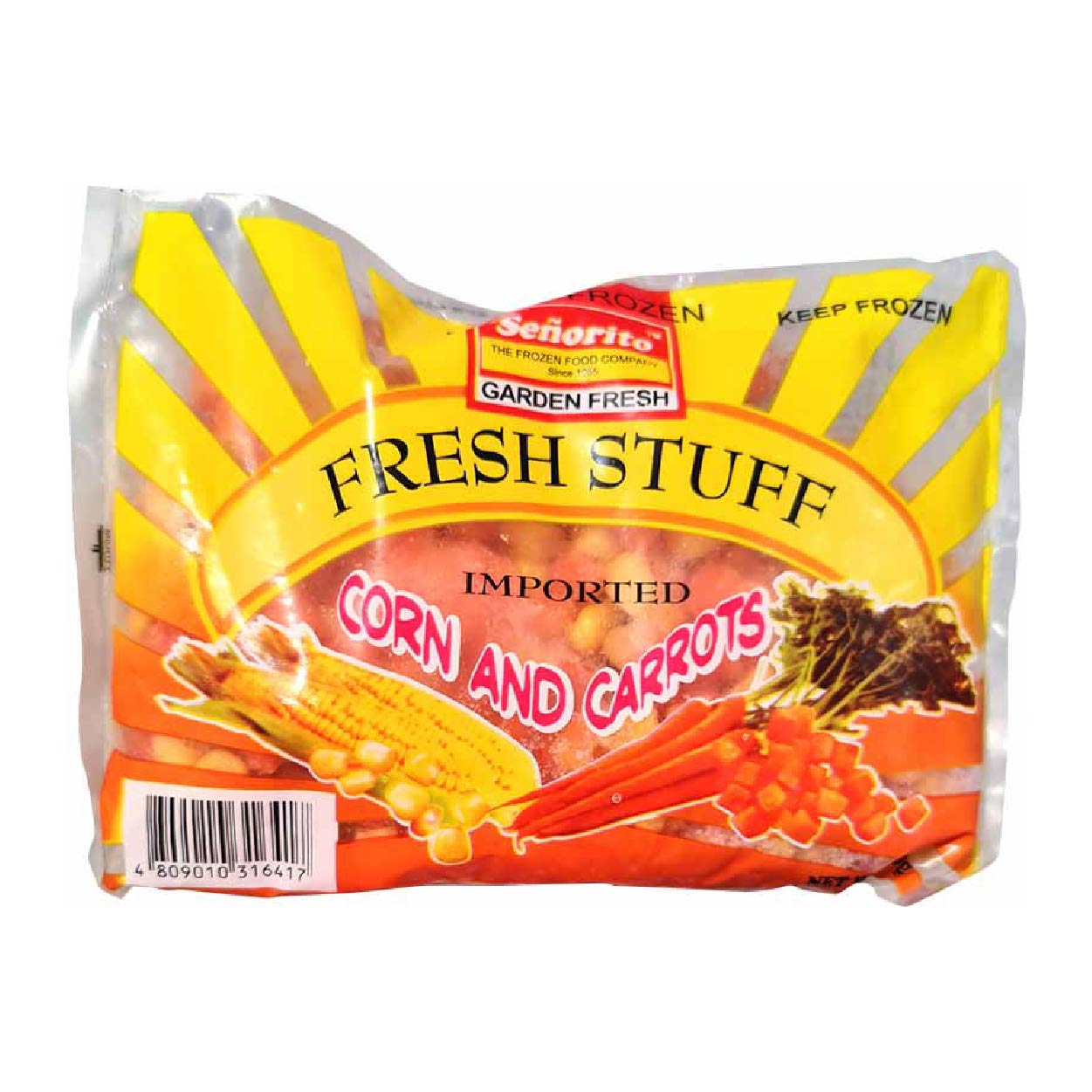 New Senorito Fresh Stuff Corn and Carrots 200g