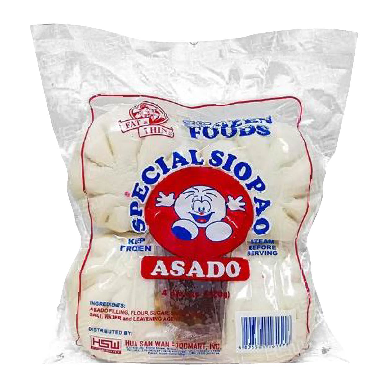 Fat & Thin Special Siopao Asado 4s 520g