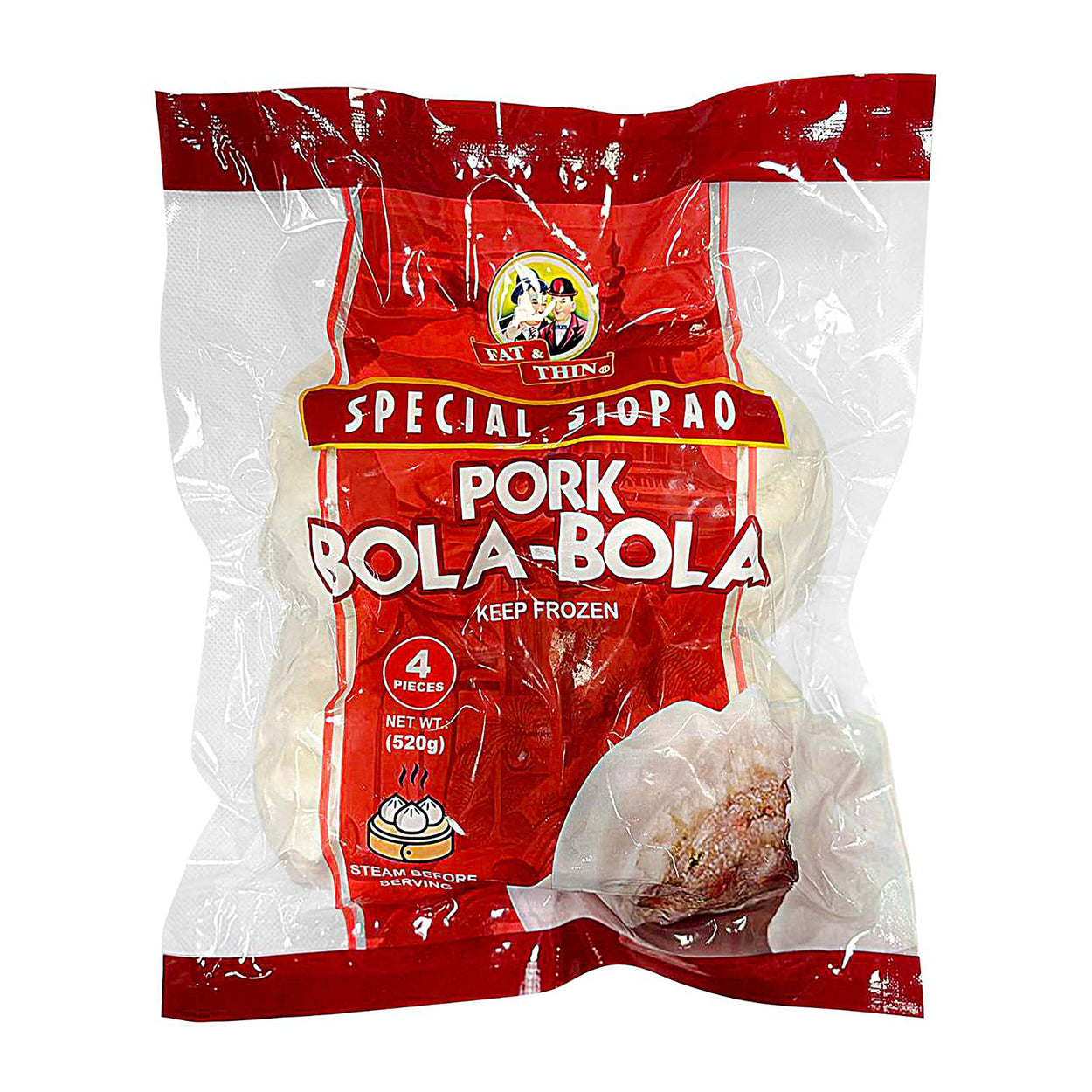 Fat & Thin Special Siopao Pork Bola-Bola 4s 520g