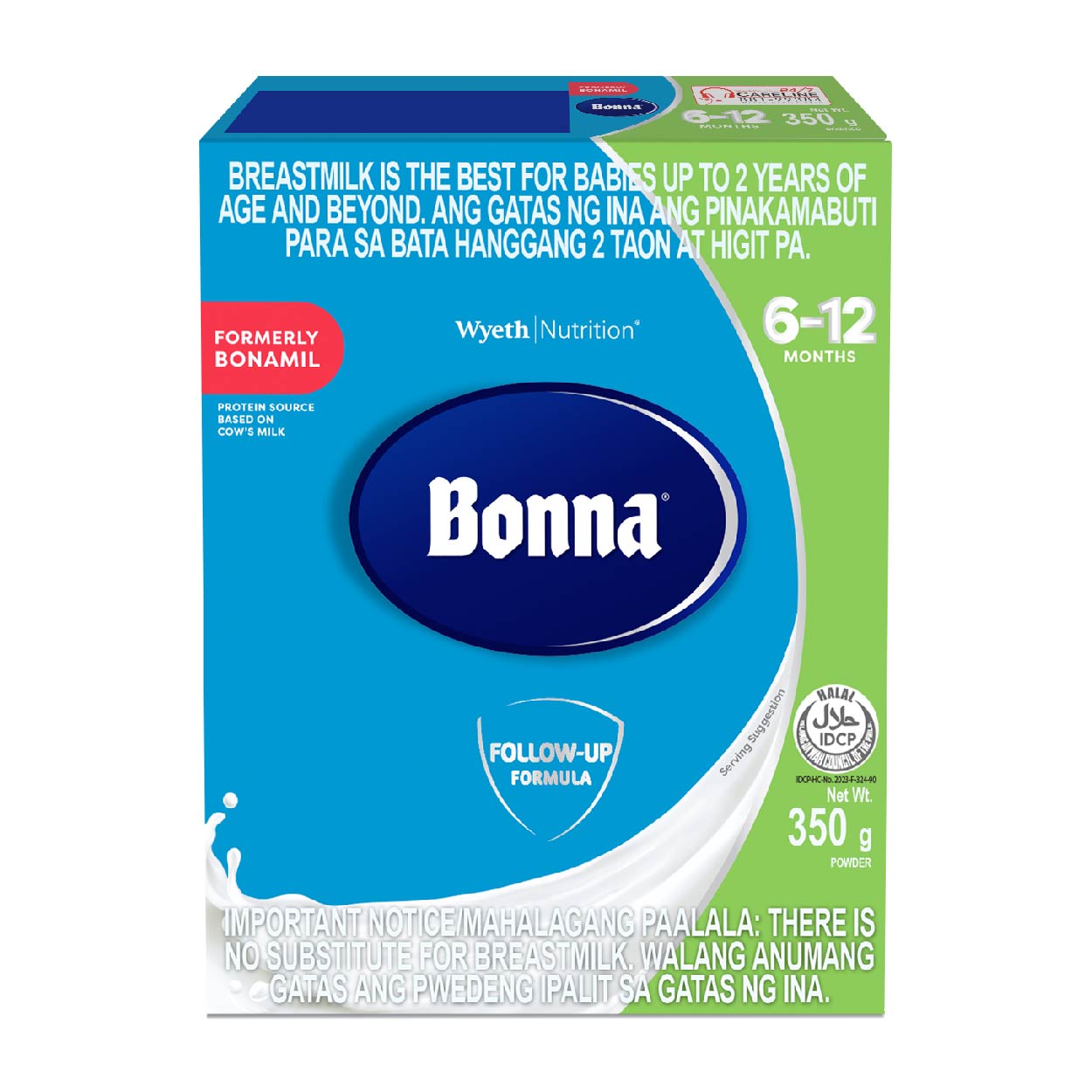 Bonamil Milk Supplement 6-12 months 350g