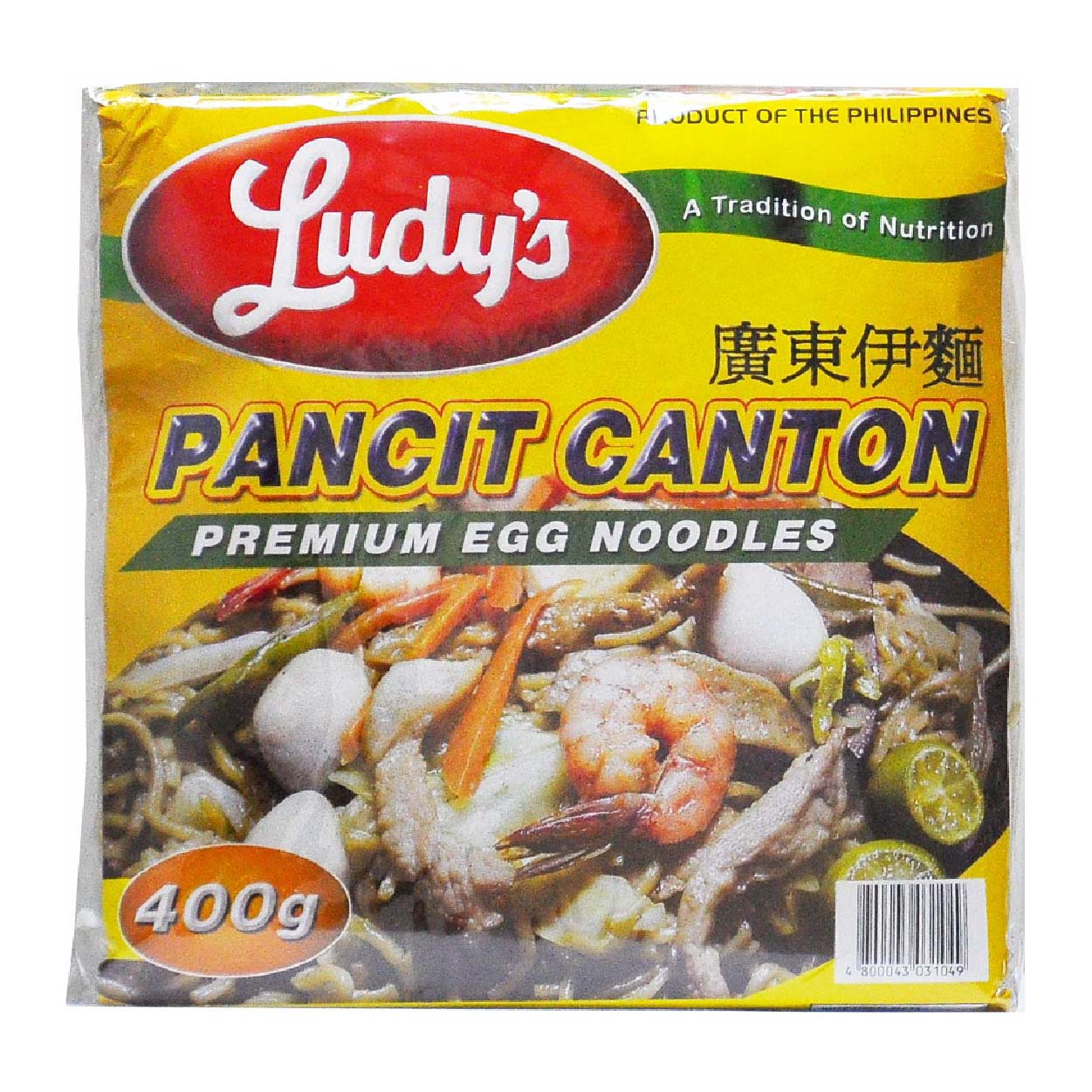 Ludy's Pancit Canton Premium Egg Noodles 400g