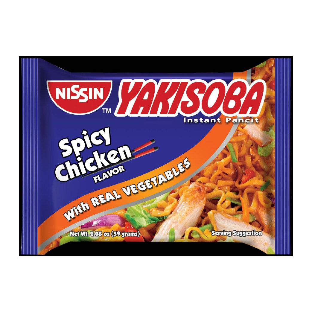 Nissin Yakisoba Instant Noodles Pancit Spicy Chicken 59g