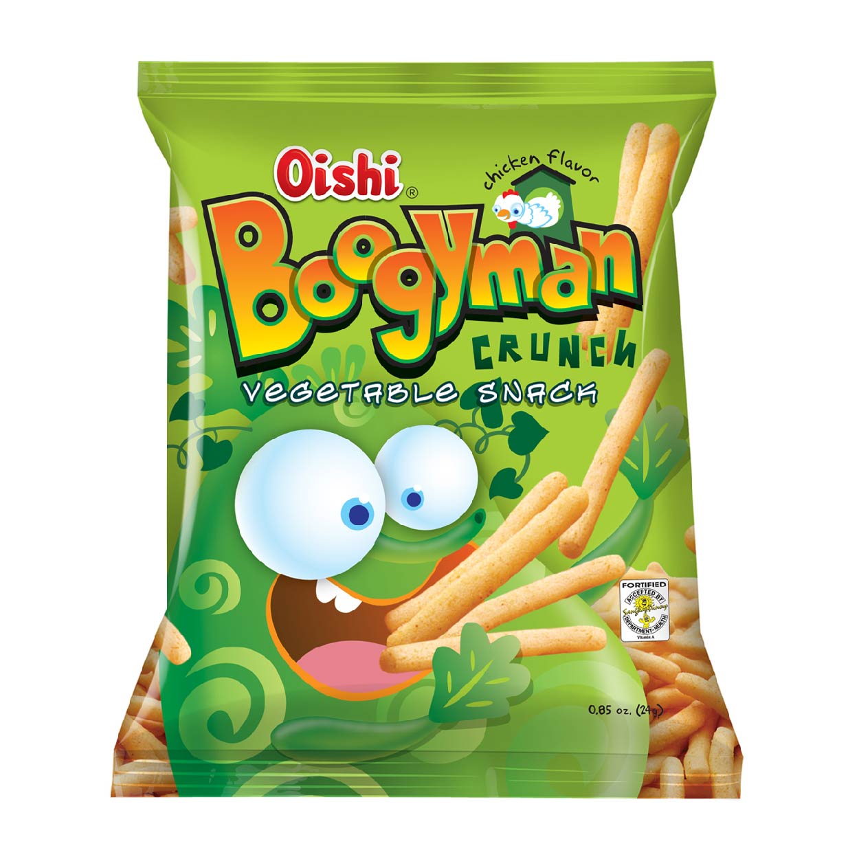 Oishi Boogyman Crunch Vegetable Snack 24g