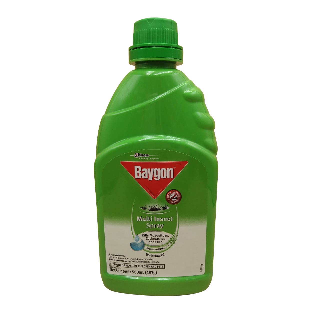 Baygon Multi-Insect Spray Water Based Refill 500ml