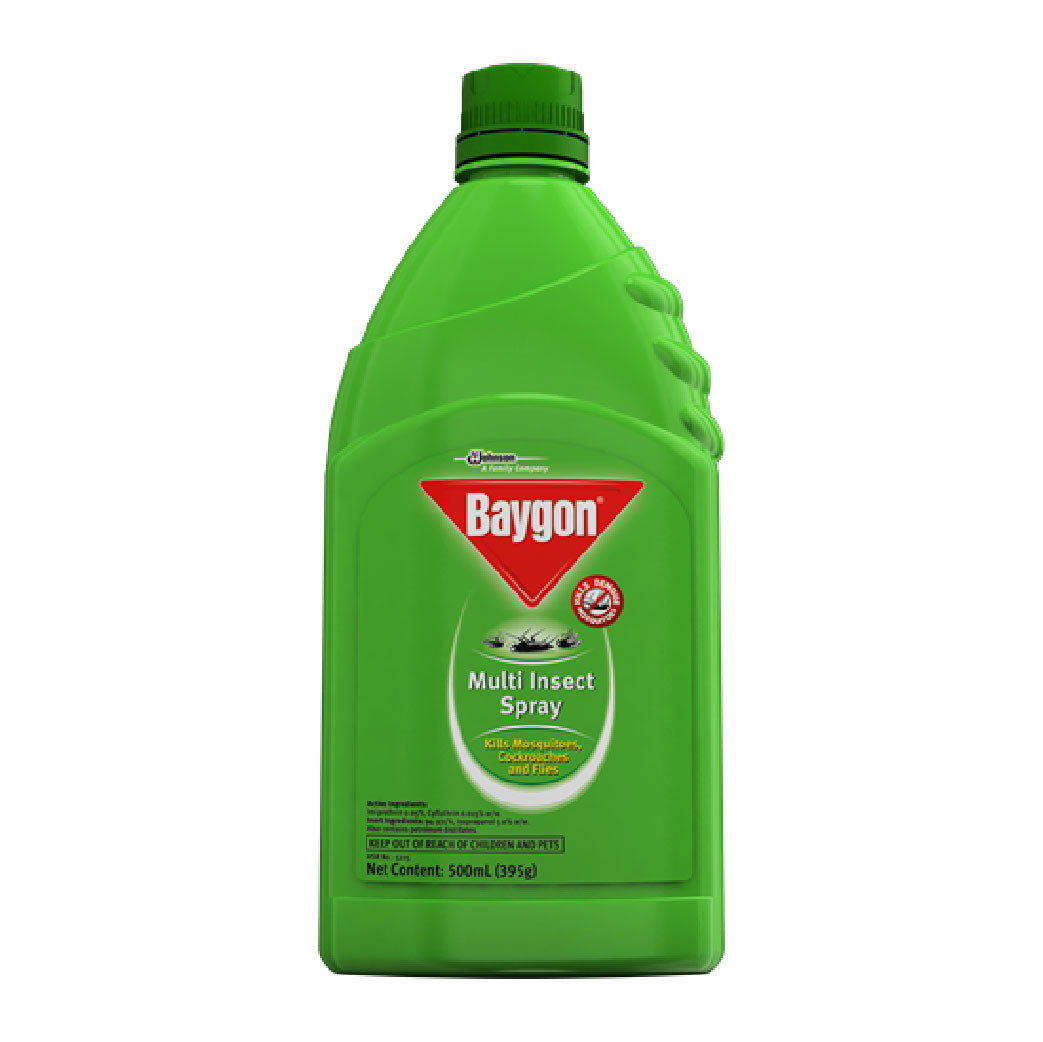 Baygon Multi-Insect Spray Kerosene Based Refill 500ml