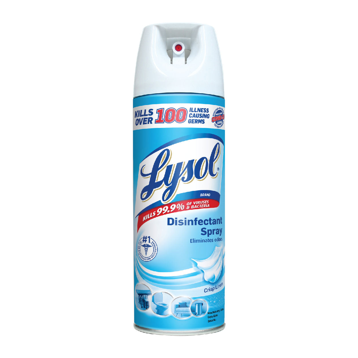 Lysol Disinfectant Spray Crisp Linen 340g