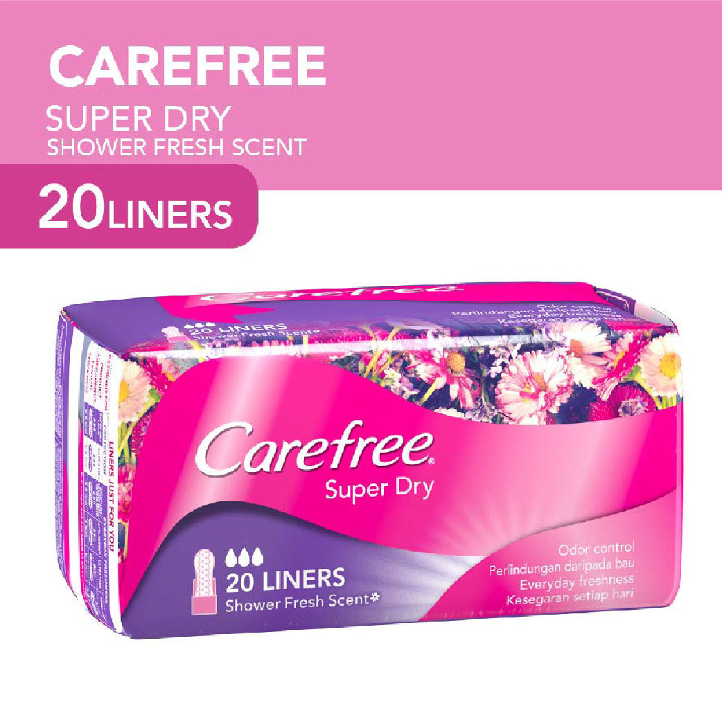 Carefree Super Dry Pantyliner Scented Regular 20s