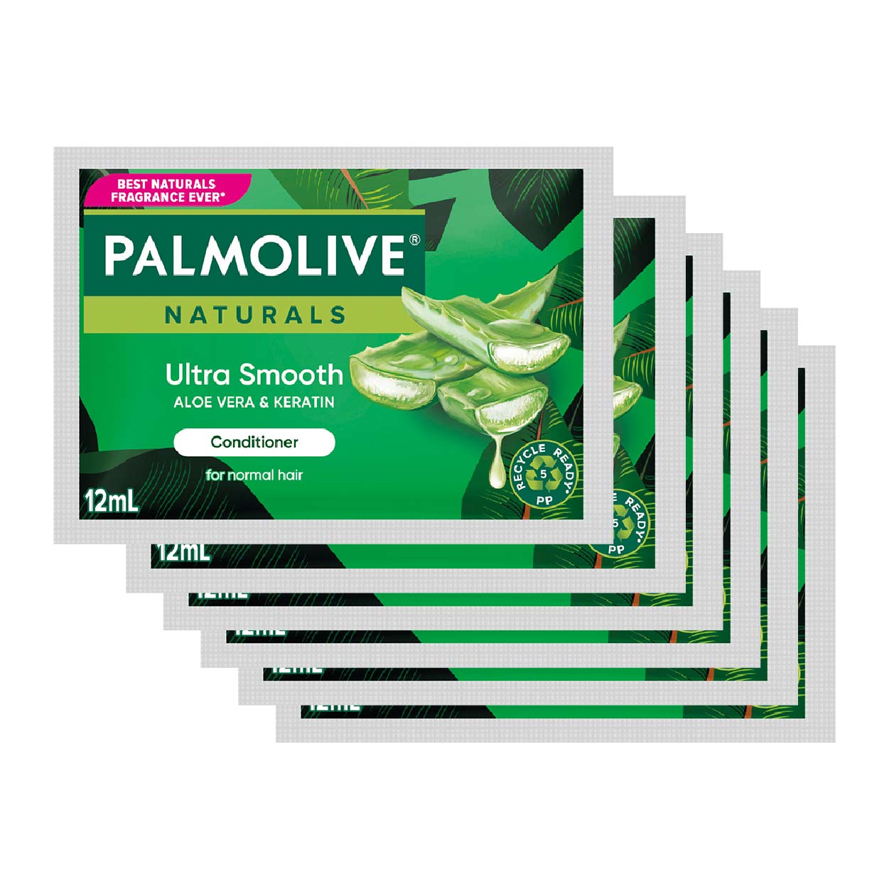 Palmolive Naturals Conditioner Ultra Smooth Green 6x12ml