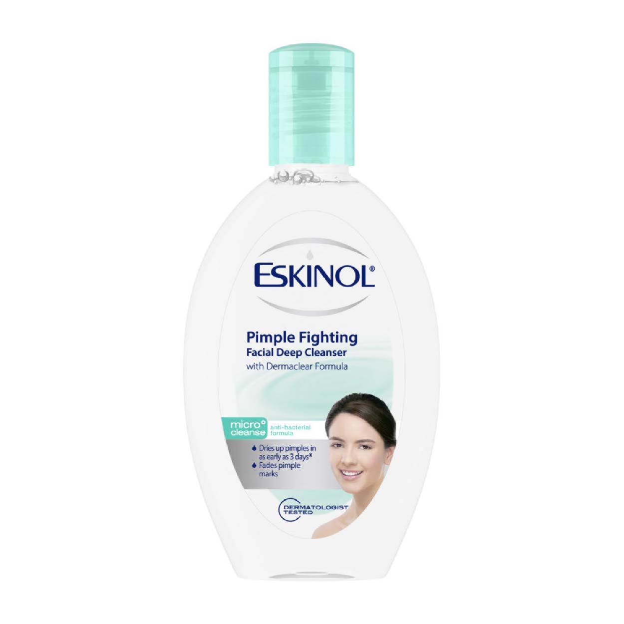 Eskinol Pimple Fighting Facial Deep Cleanser Dermaclear 135ml