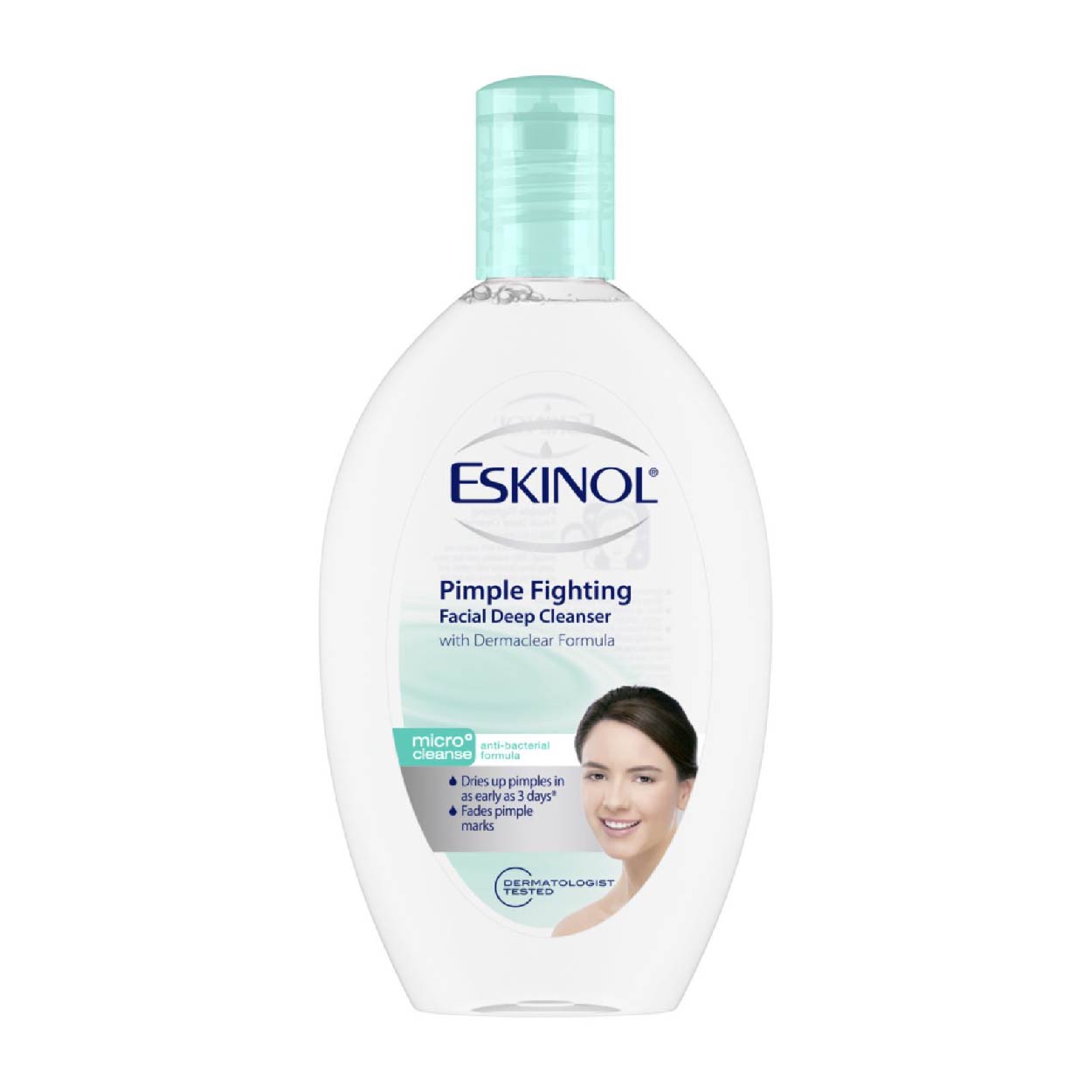 Eskinol Pimple Fighting Facial Deep Cleanser Dermaclear 225ml