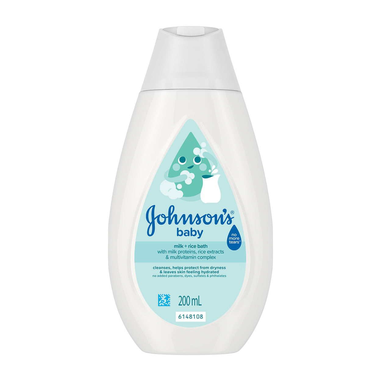 Johnsons Baby Bath Milk + Rice 200ml
