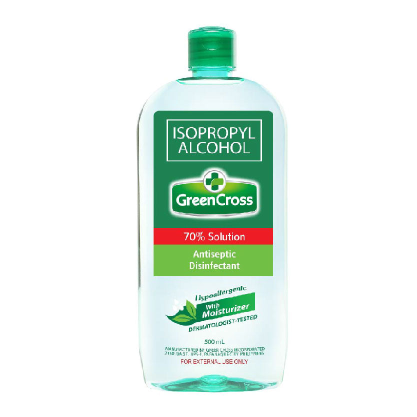 Green Cross 70% Isopropyl Alcohol with Moisturizer 500ml