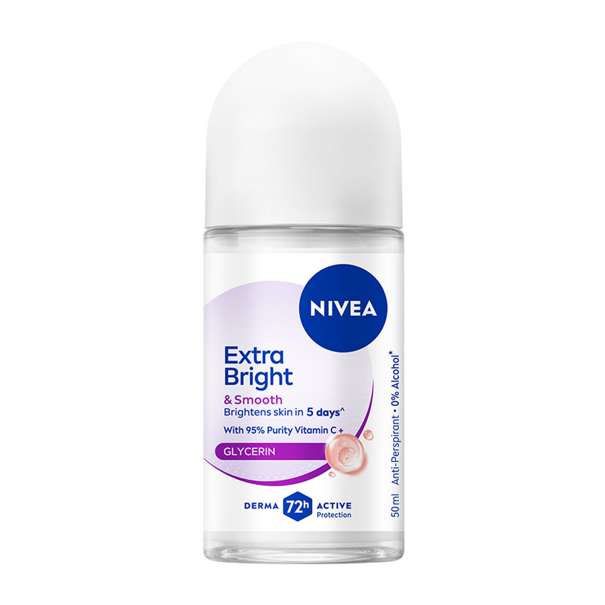 Nivea Women Deodorant Roll On Extra Bright & Smooth 50ml