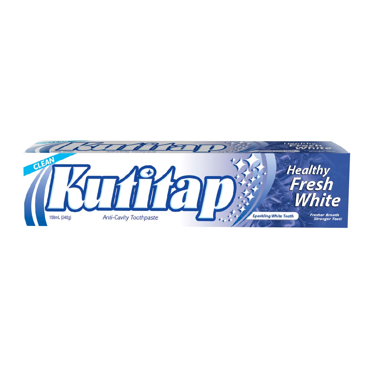 Kutitap Toothpaste Healthy Fresh White 150ml