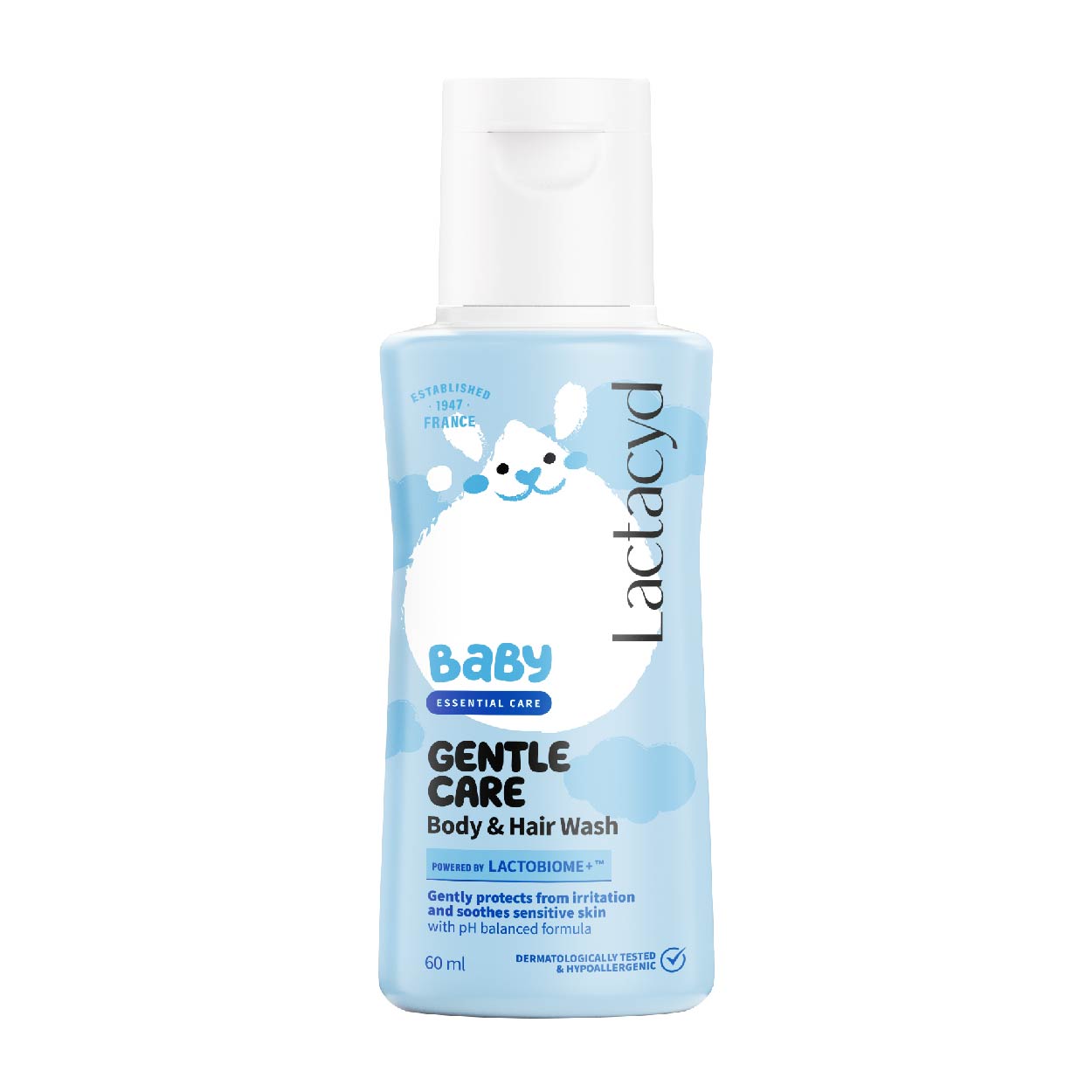 Lactacyd Baby Body & Hair Wash Gentle Care 60ml