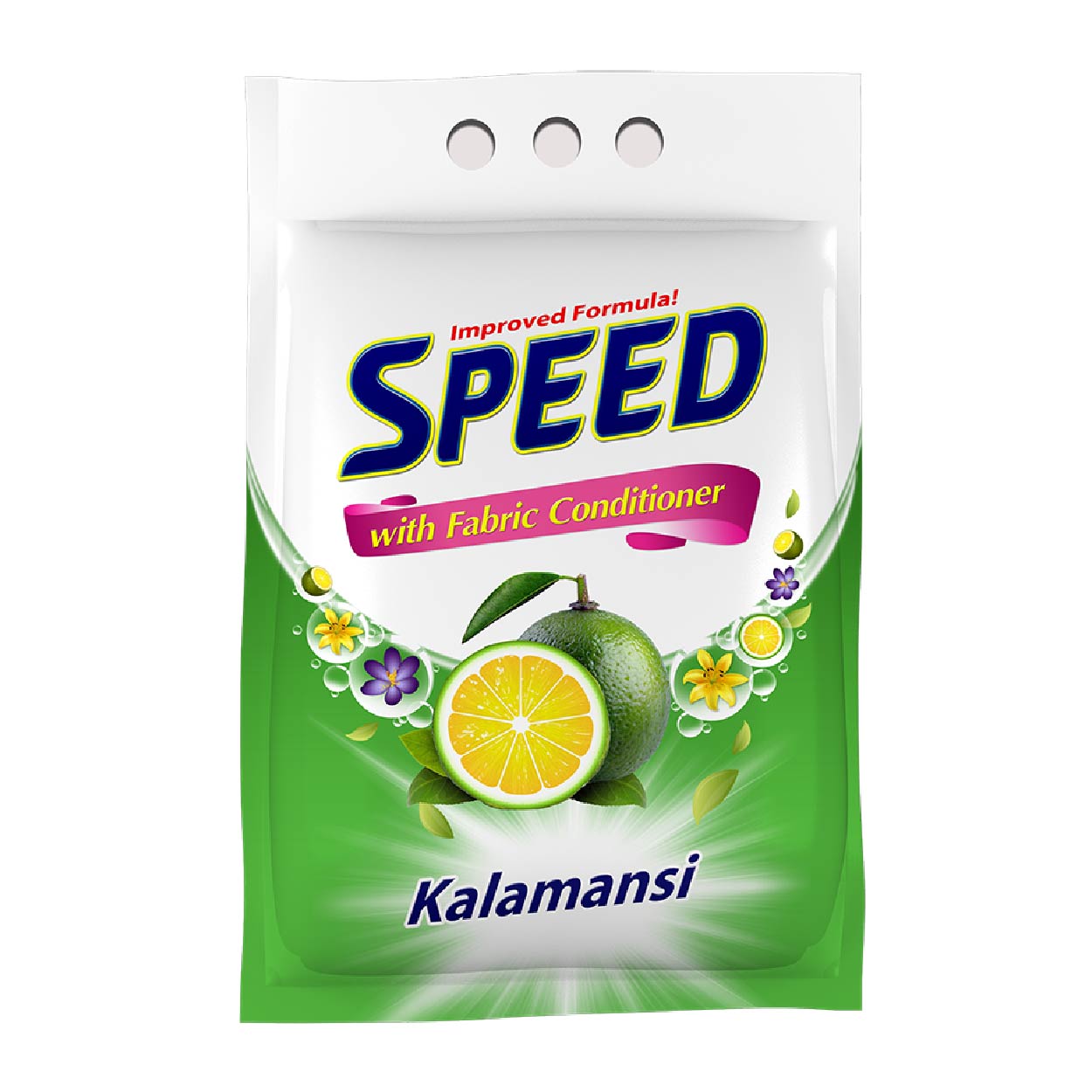 Speed Detergent Powder with Fabric Conditioner Kalamansi 2kg