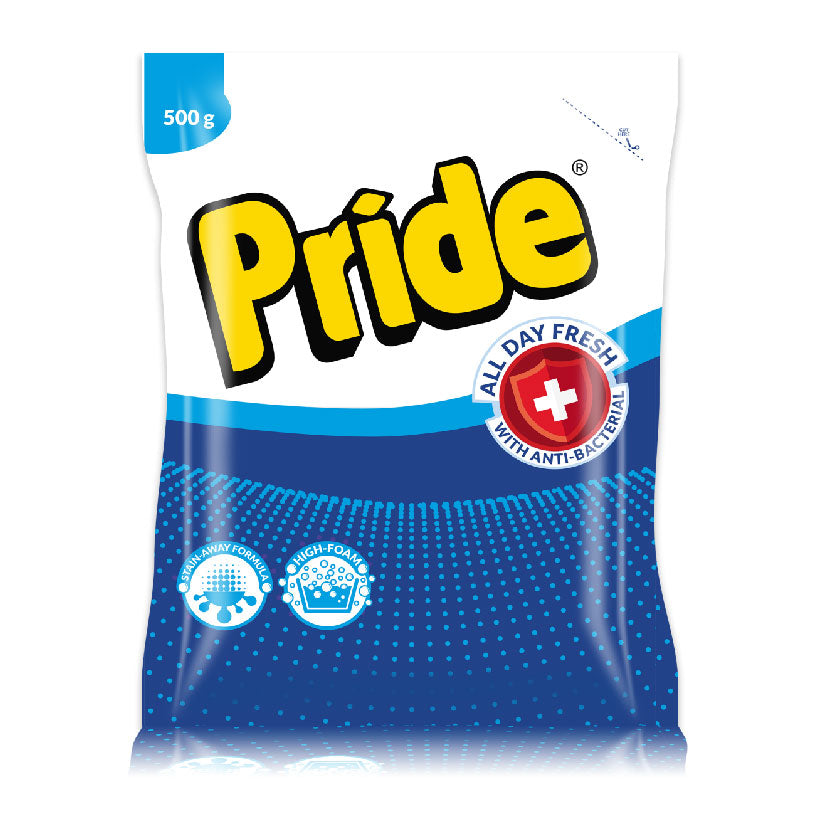 Pride Laundry Detergent All Day Fresh with Antibacterial 500g