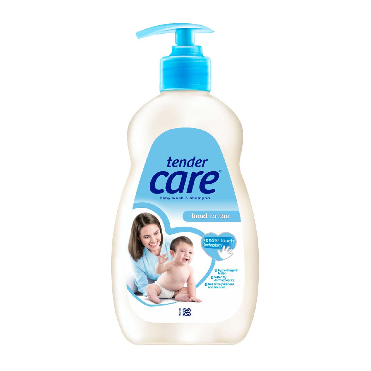 Tender Care Hypo Allergenic Baby Wash & Shampoo Head to Toe 380ml