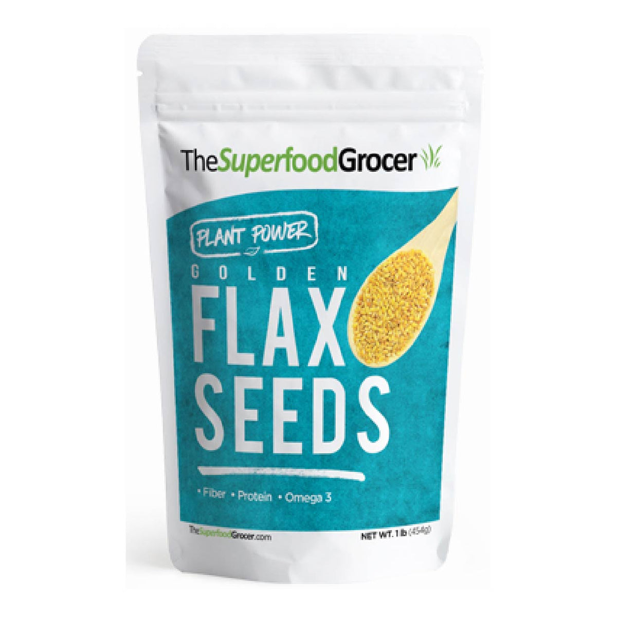 The Superfood Grocer Golden Flax Seeds 454g