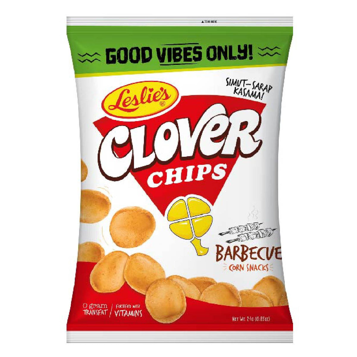 Corn　24g　Clover　Barbeque　Chips　Snacks
