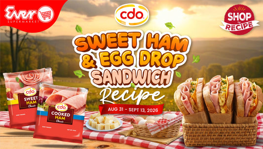 CDO Sweet Ham & Egg Drop Sandwich