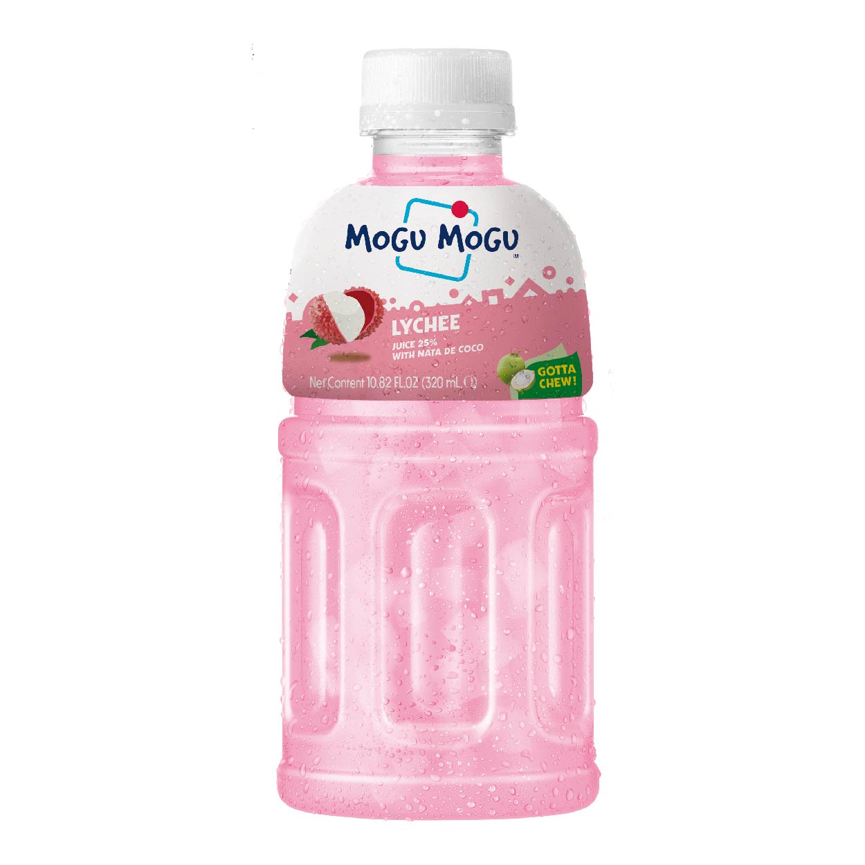 Mogu Mogu Lychee Juice with Nata de Coco 320ml