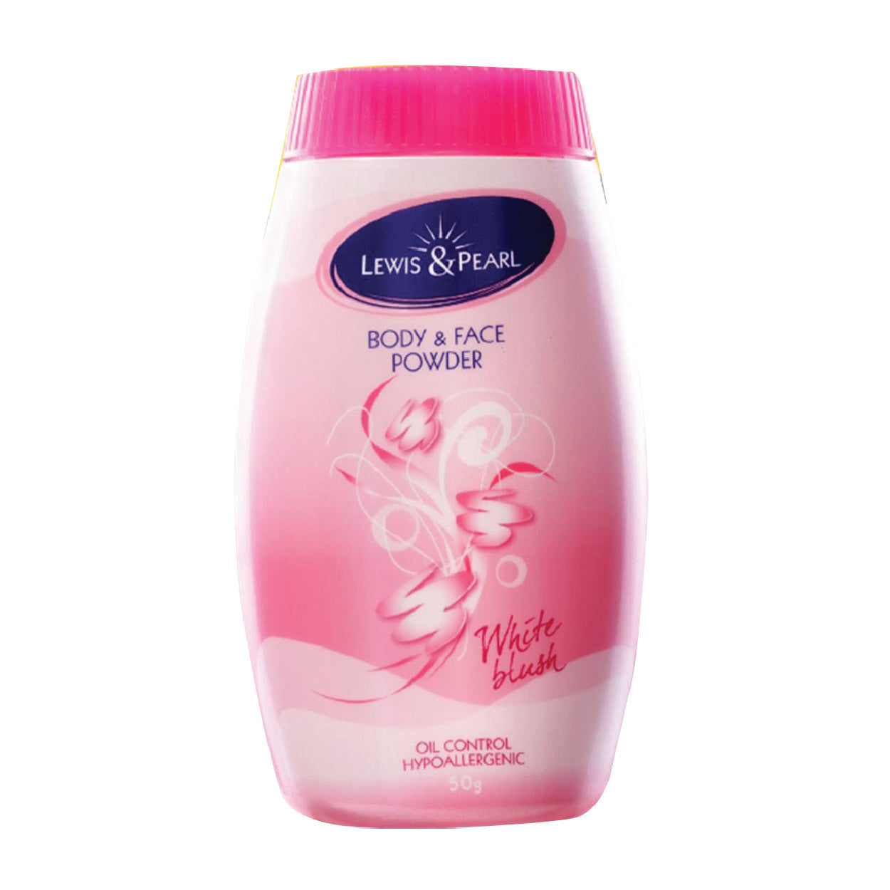 Lewis & Pearl Body & Face Powder White Blush 50g