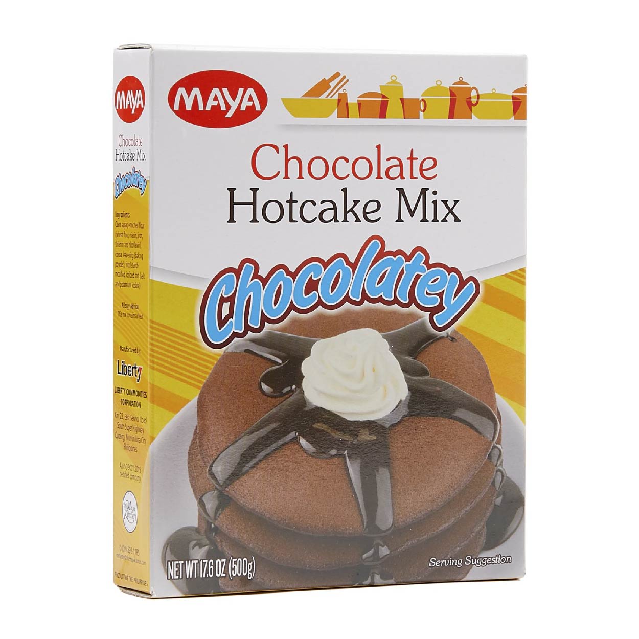 Maya Chocolate Hotcake Mix Chocolatey 500g