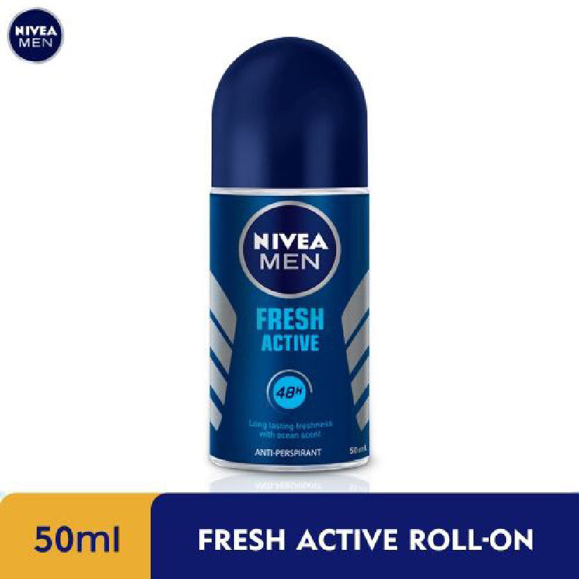 Nivea Men Deodorant Roll On Fresh Active 50ml