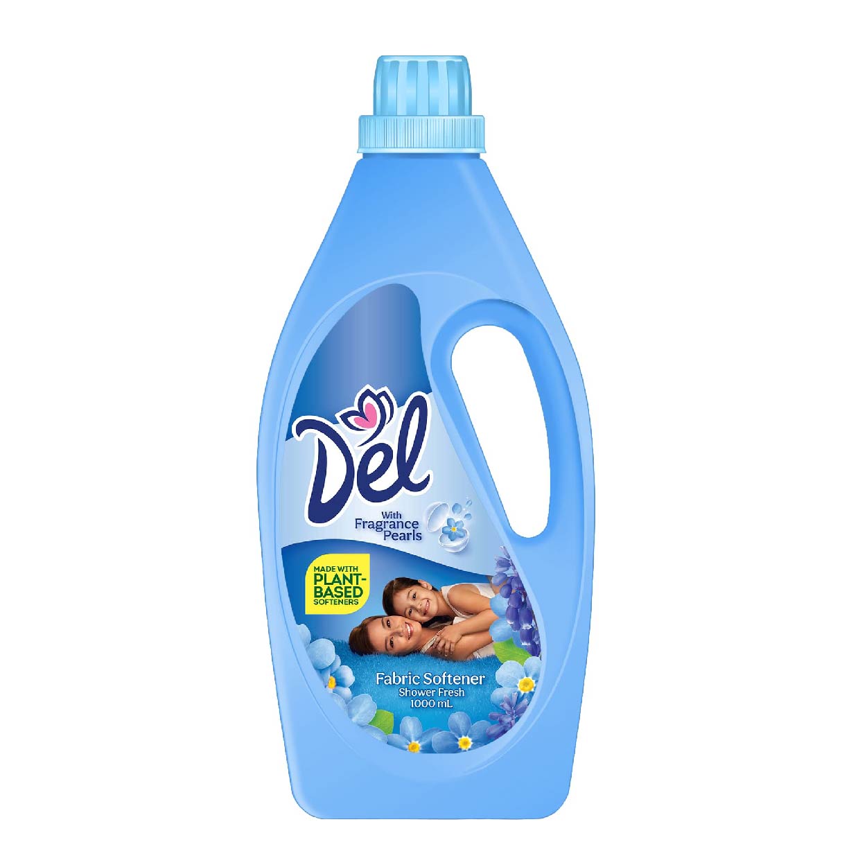 Del Fabric Softener Shower Fresh Blue 1L