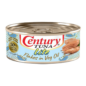 Century Tuna Lite Flakes In Vegetable Oil Easy Open Can 180g