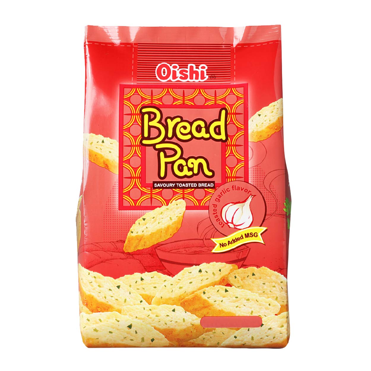 Oishi Bread Pan Toasted Garlic 42g