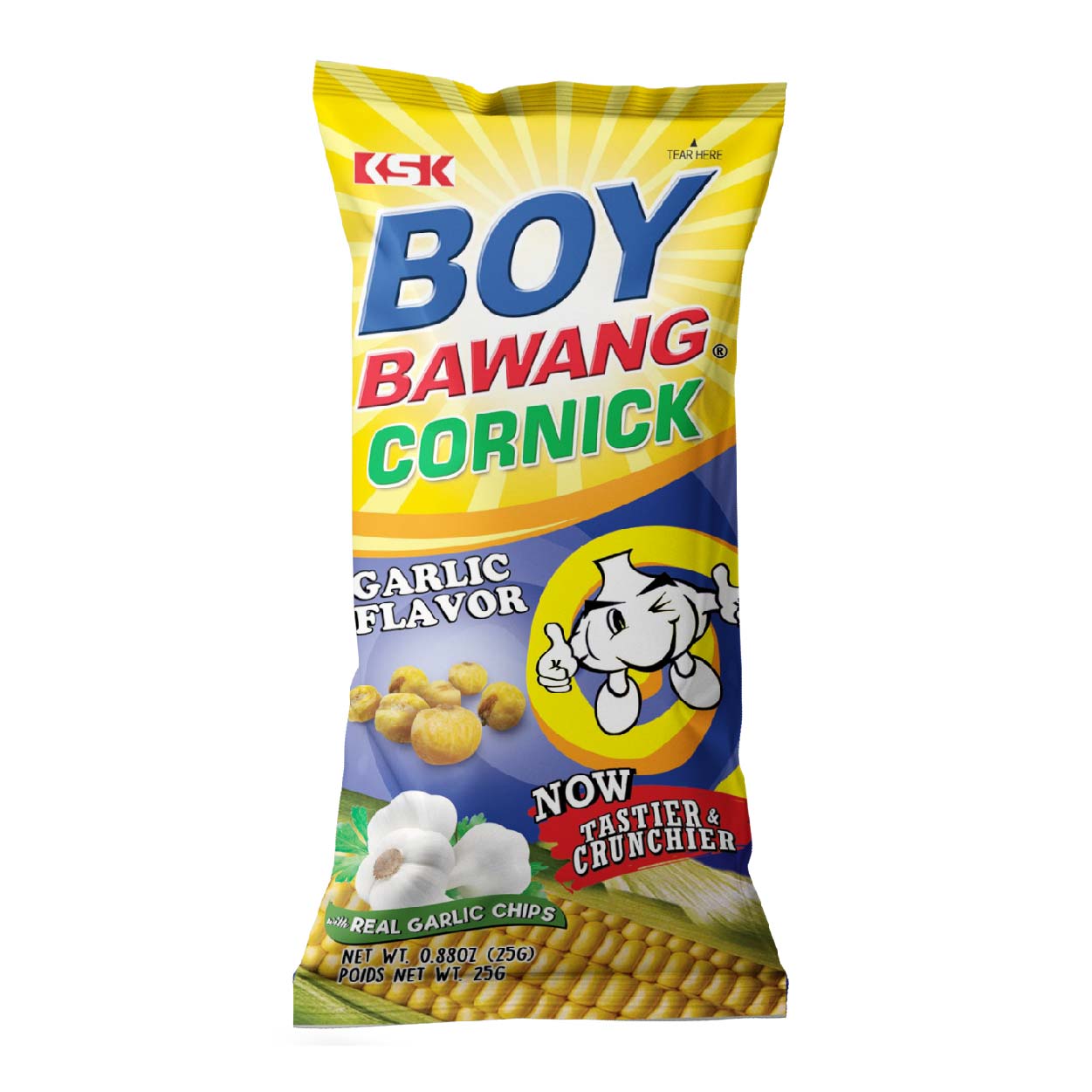 Boy Bawang Cornick Garlic 25g