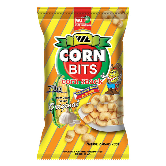 Corn Bits Corn Snack Super Garlic Original 70g