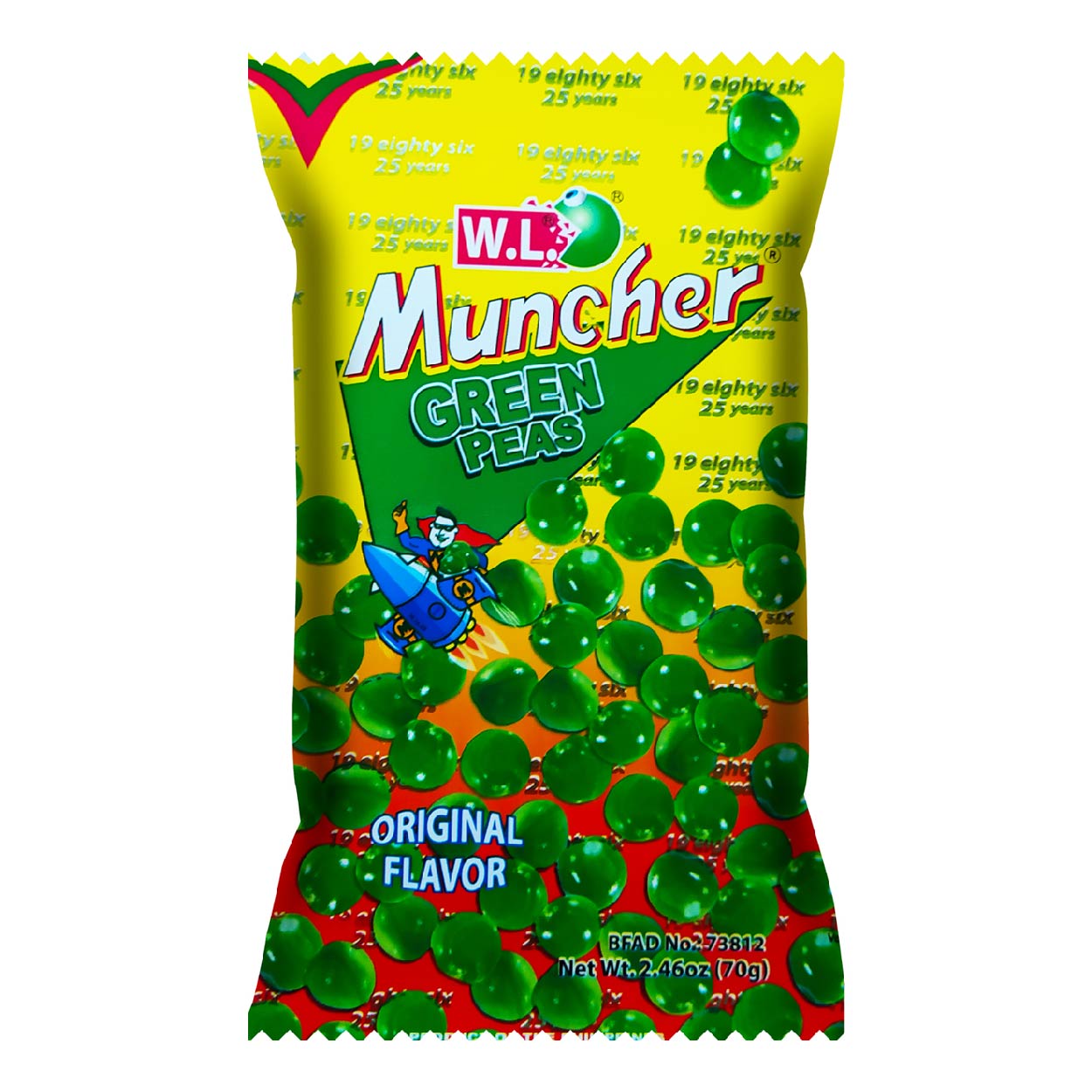 Muncher Green Peas Original 70g