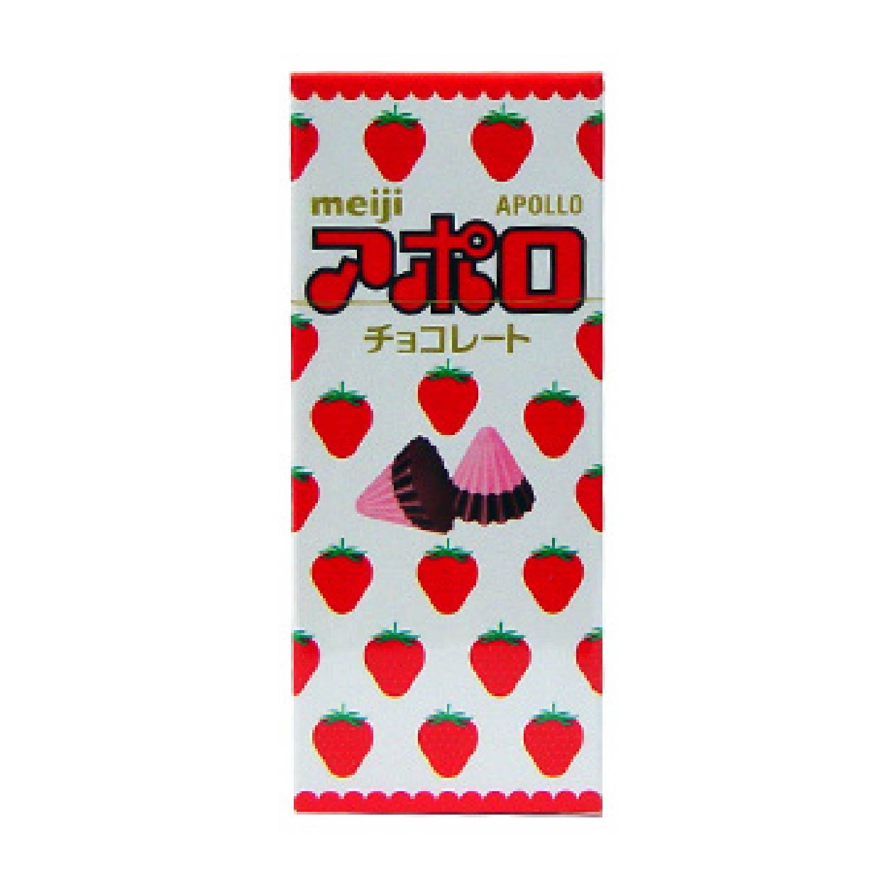 Meiji Apollo Chocolate Strawberry 46g