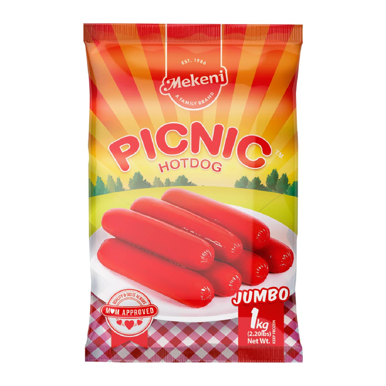 Mekeni Picnic Hotdog Jumbo 1kg