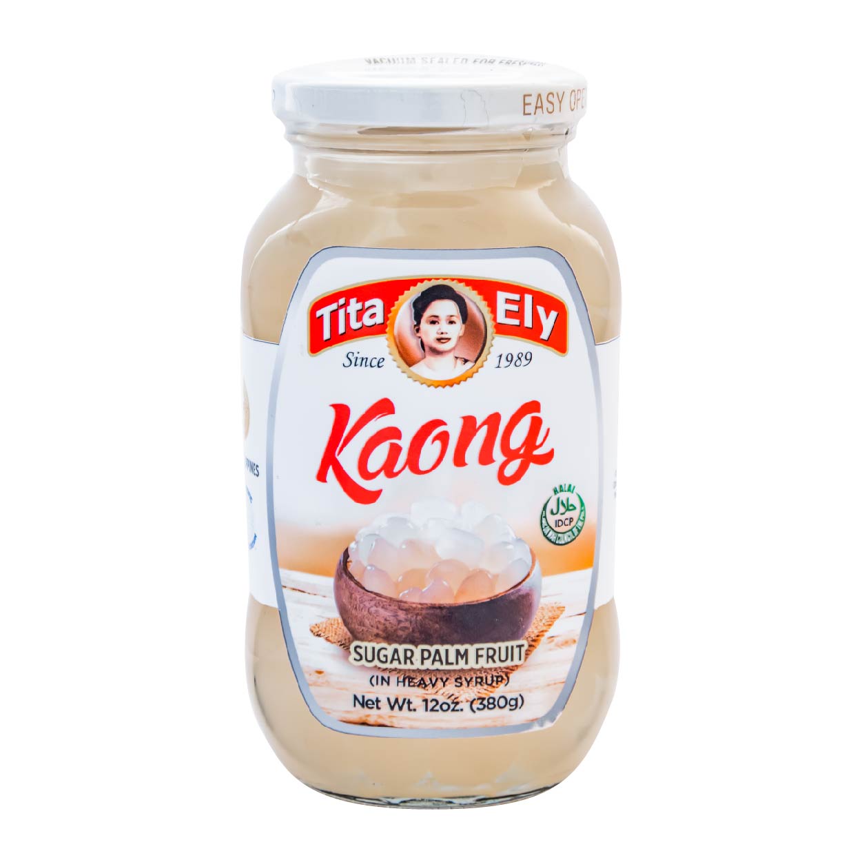Tita Ely Kaong Sugar Palm Fruit in Heavy Syrup White 12oz