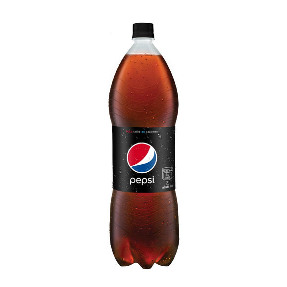 Pepsi Max Black Carbonated Drink PET 2L