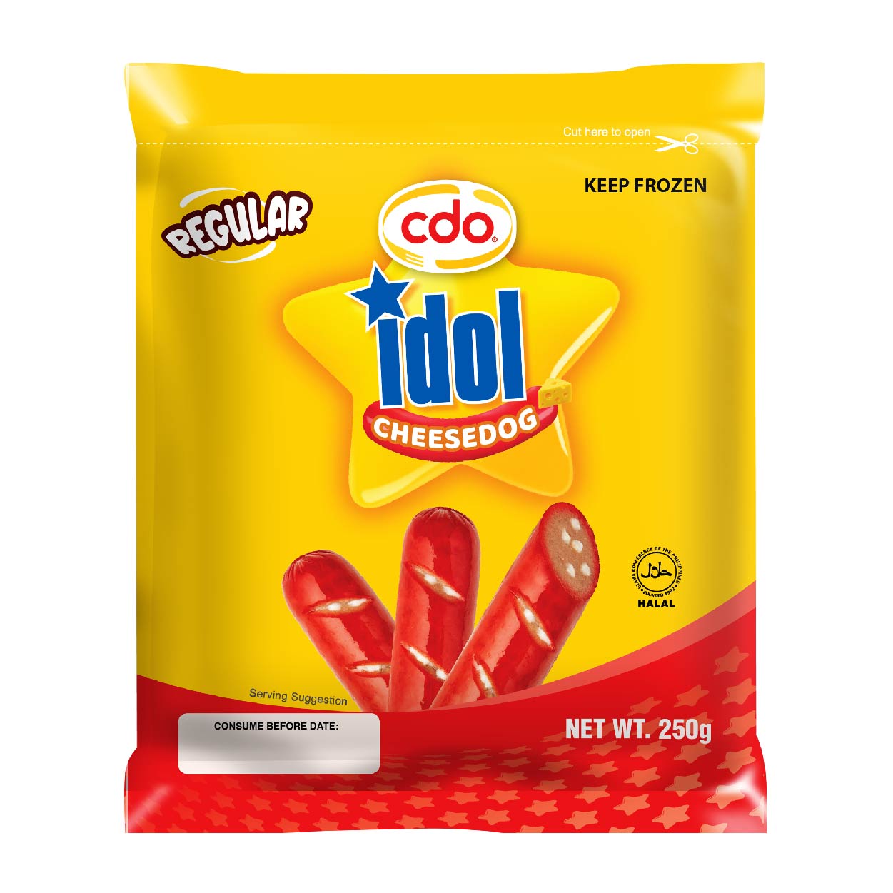 CDO Idol Cheesedog Regular 250g