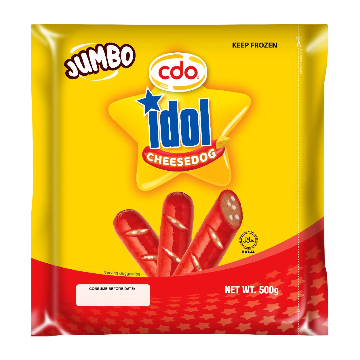CDO Idol Cheesedog Jumbo 500g