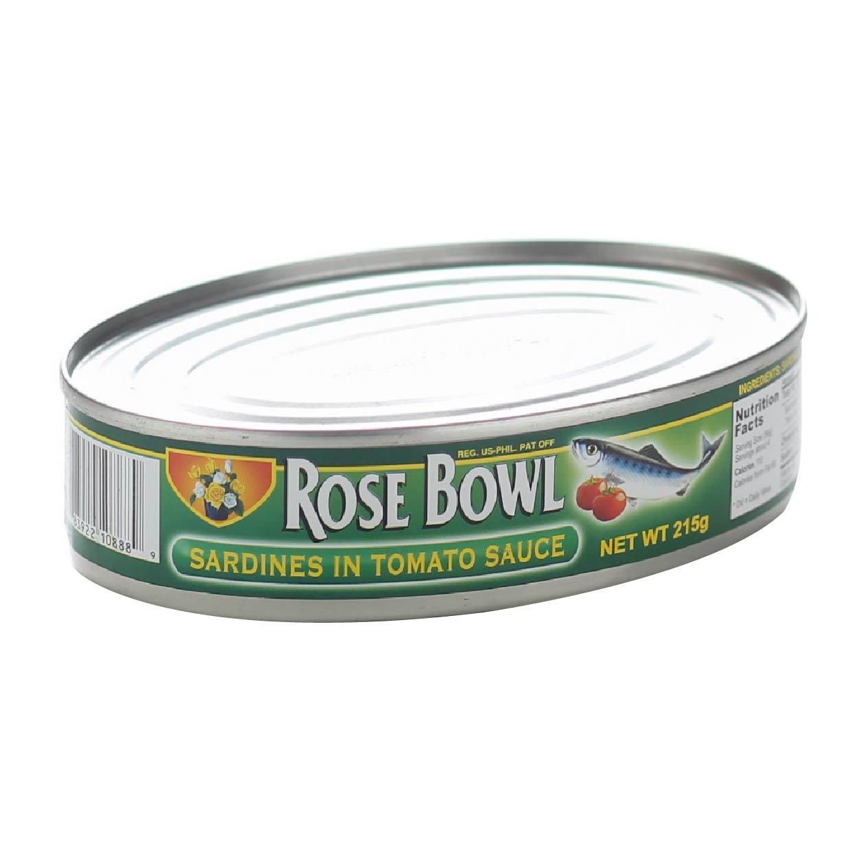 Rose Bowl Sardines in Tomato Sauce Oval 215g