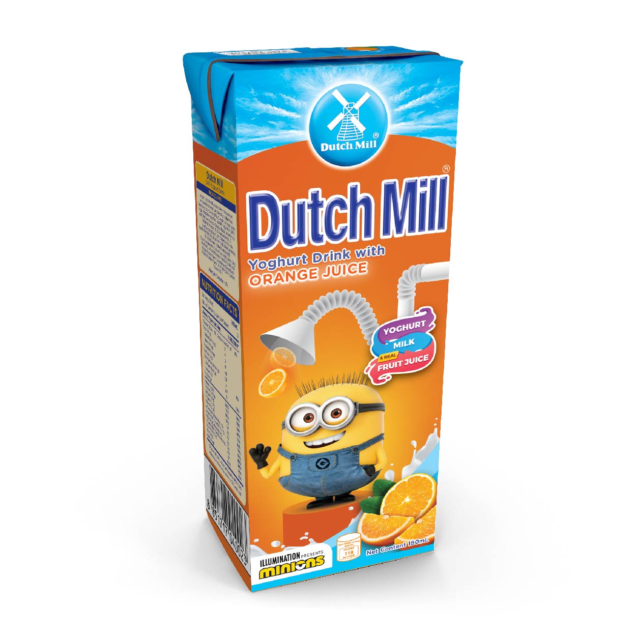 Dutch Mill Yoghurt Drink Orange 180ml