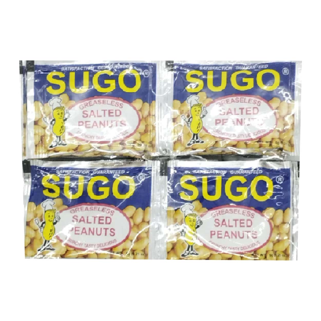 Sugo Greaseless Salted Peanuts 10x10g
