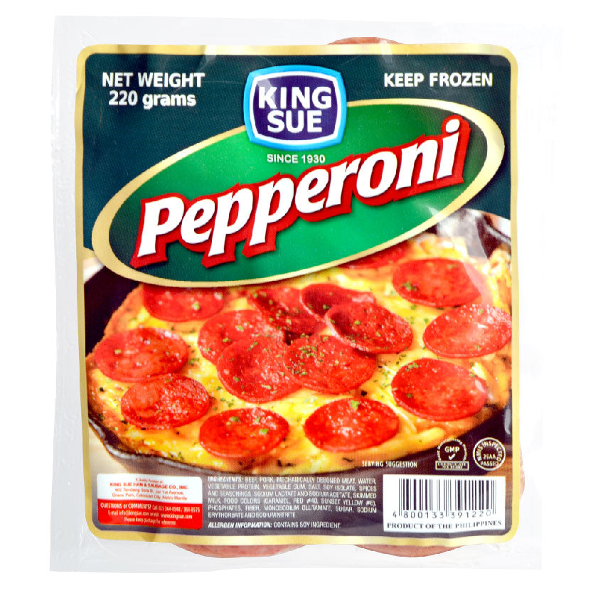 King Sue Pepperoni Sliced 220g