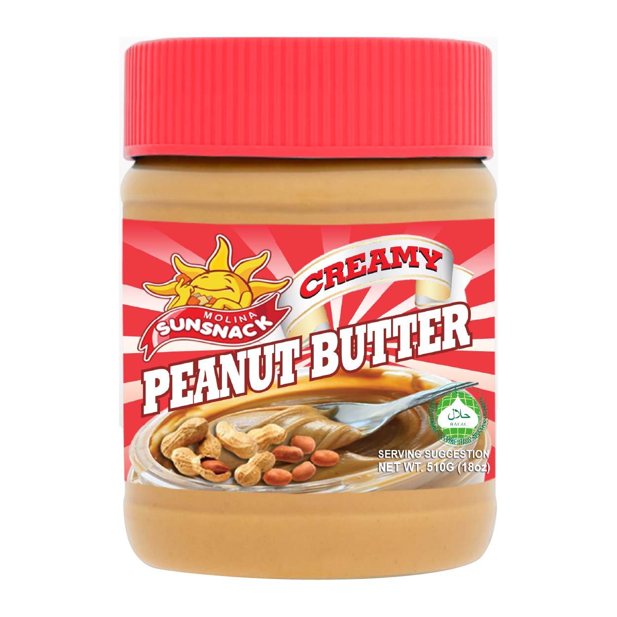 Sunsnack Peanut Butter Creamy 510g